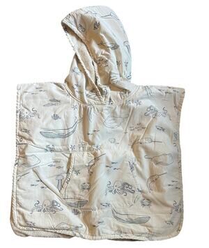 Baby bath and beach towels, Pottery Barn and Pehr